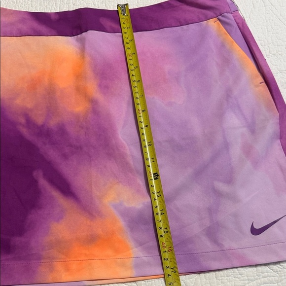 💜Nike Women's Vibrant Purple and Orange Mini Skirt - Picture 5 of 7